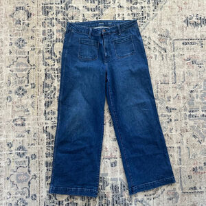 Women's Old Navy Blue Wide Leg Jeans Size 16